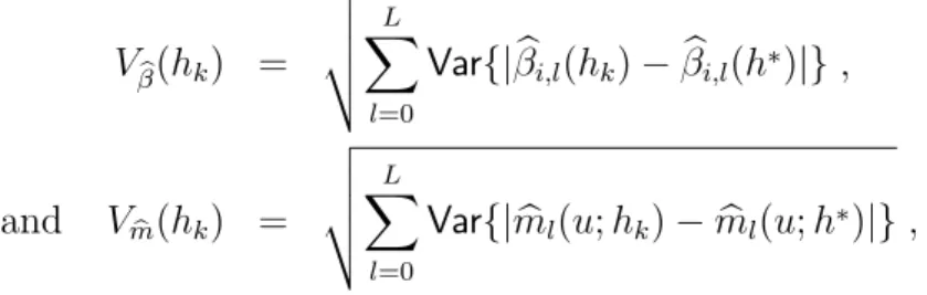 Figure 3: Left panel: convergence in the IVS models. Solid line shows the L 1 , the dotted line the L 2 measure of convergence