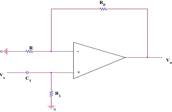 Figure 1. Conventional High Pass Filter  