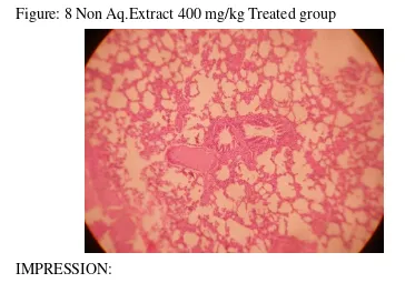 Figure: 8 Non Aq.Extract 200 mg/kg Treated group