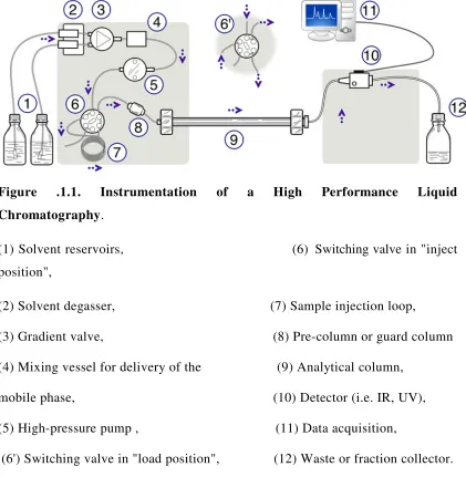 Figure  .1.1.  Instrumentation  of  a  High  Performance  Liquid