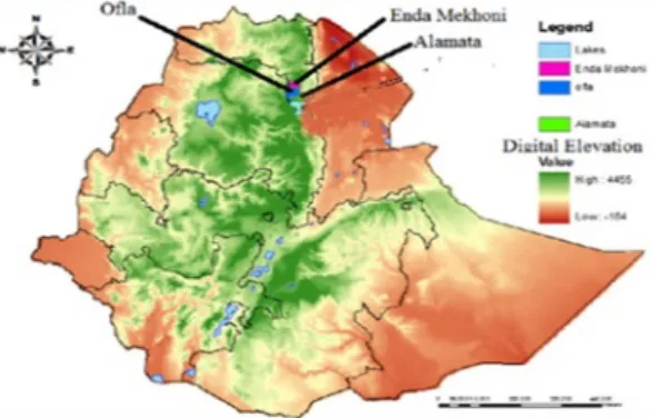 figure 1.   Map of the study area      