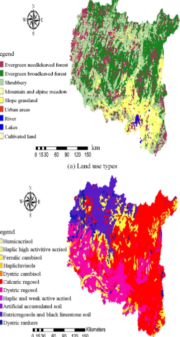 Figure 3. The property data for the Liuxihe model in the LKRB.