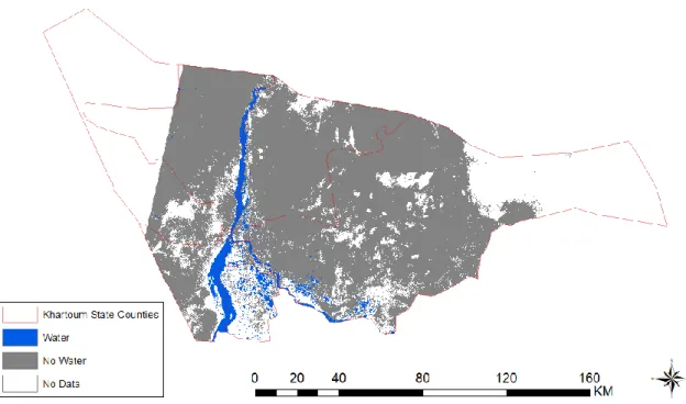 Figure 5: Maximum Flood Extent Map for 1988 