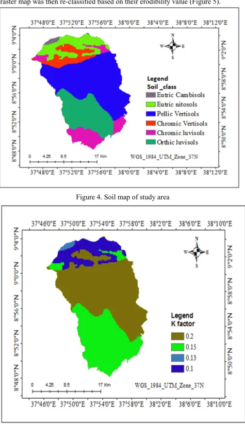 Figure 4. Soil map of study area 
