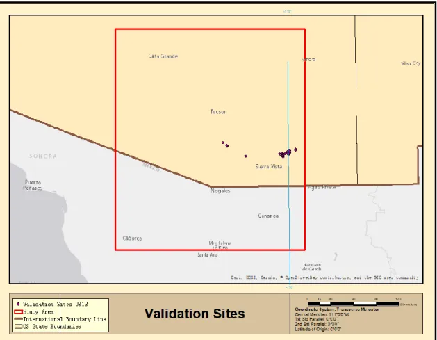 Figure 3.3. Validation Sites 08-13 (23 stations)  3.2. Datasets 