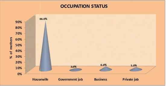 Figure  5 : showed about the distribution of occupation5 : showed about the distribution of occupational  statusal  status 