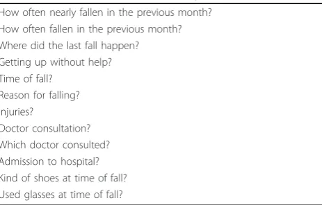 Table 2 Study schedule