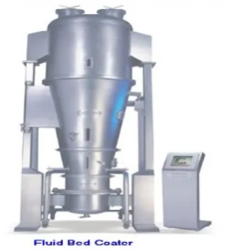 Fig 5. Fluid bed coater 