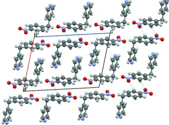 Figure 4Illustration of the three dimensional structure of the title compound viewed along the b-axis