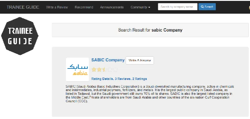 Figure 8:  Write A Review Page 