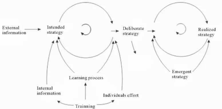 Figure 2. SMET organisational strategy performance model. 