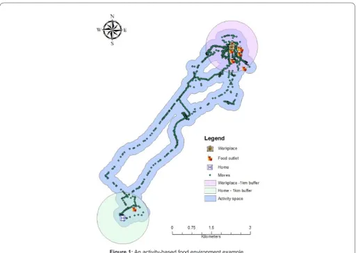 Figure 1: An activity-based food environment example.