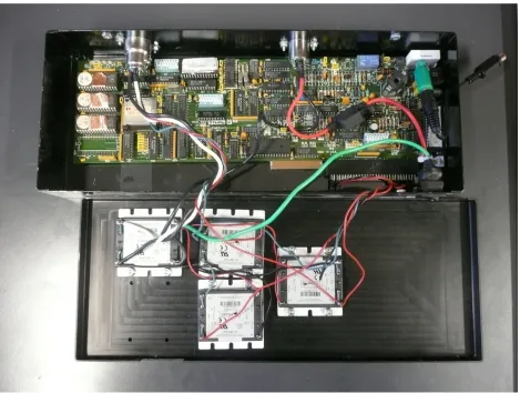 Figure 4 CallText board with external power supply in an Intel-made chassis (standalone mode) 