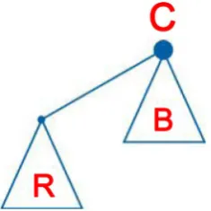 Figure 2. The structure of rooted of perfectly dominated tree of type I. 