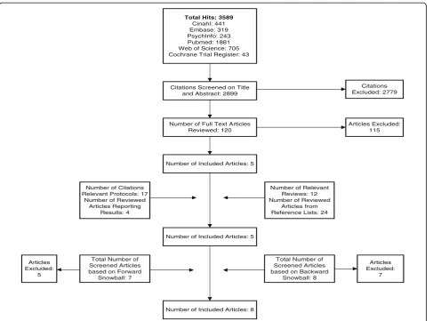 Fig. 1. The initial search identified 3589 citations. Based