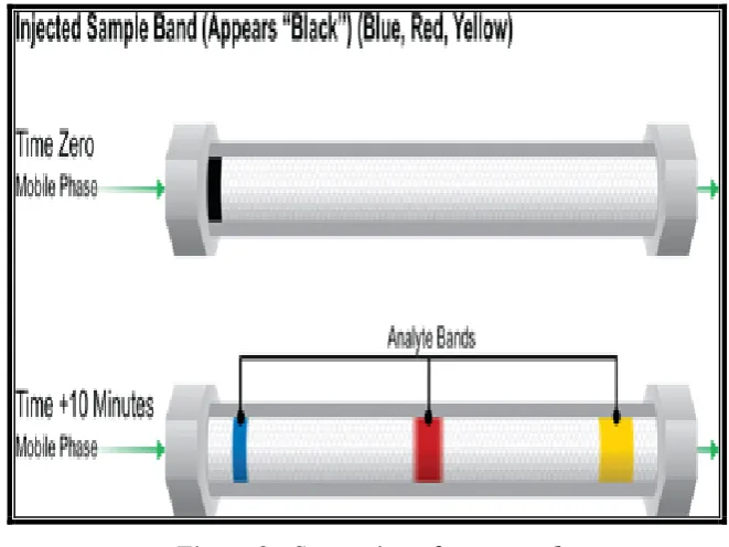 Figure 2 : Separation of compound 