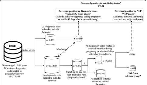 Fig. 1 Screening for suicidal behavior using diagnostic codes vs. NLP among pregnant women