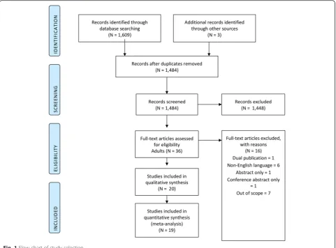 Fig. 1 Flow chart of study selection