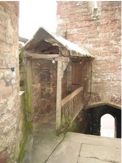 Figure 2: Image of the passageway that supposedly leads to the cell in which Edward II was imprisoned at Berkeley Castle