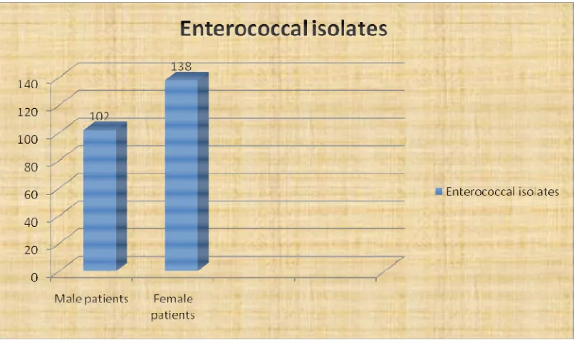 Figure 4 Distribution of Enterococcal Growth among Adults & childrens 