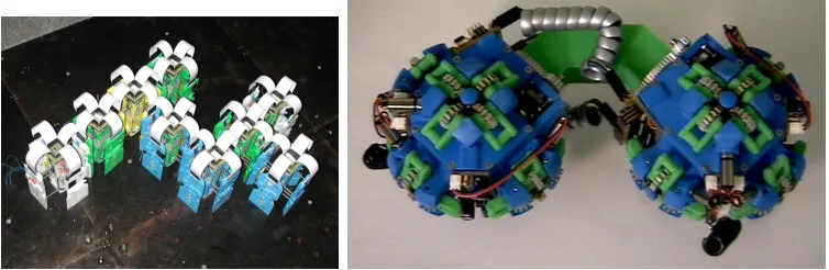 Figure 2: The superbot robotic system. Photo from: http://www.isi.edu/robots/superbot.htm