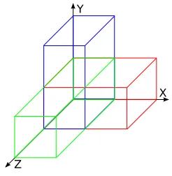 Figure 9: A sample starting conﬁguration from the new ATRON simulator.
