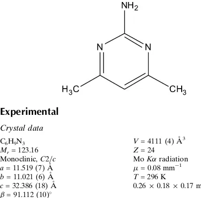 Table 1Hydrogen-bond geometry (A˚ , �).