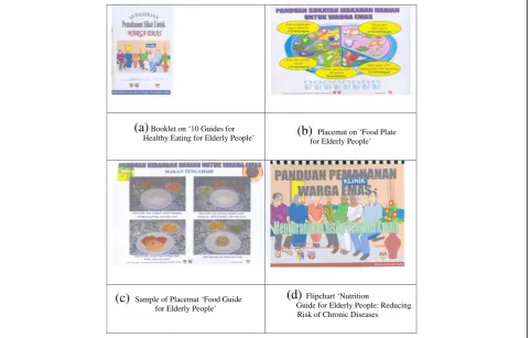 Figure 1 Nutrition education package for healthy aging.