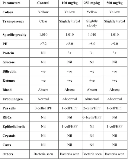 Table-9�Urine�Analysis�
