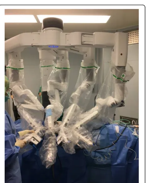 Fig. 5 a Creation of working space: dissection of the subcutaneous tissue under direct view; b Creation of working space: moving deeper with stableretraction