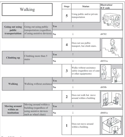 Figure 2 Walking scale.