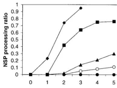 TABLE 3. Effects of RV NSP cleavage mutants on virus replication