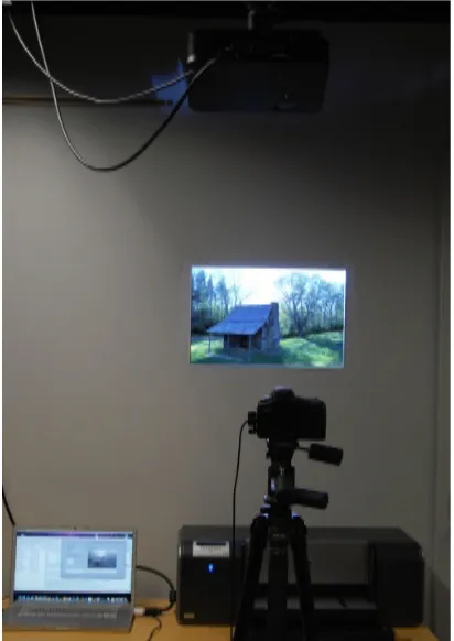 Figure 3-1: Print-based HDR display system. 