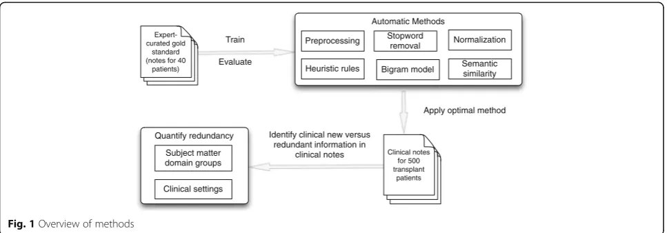 Fig. 1 Overview of methods