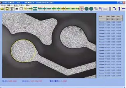 Figure 6. The interface of measuring system