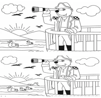 Figure 1. Spot-the-difference task sample 