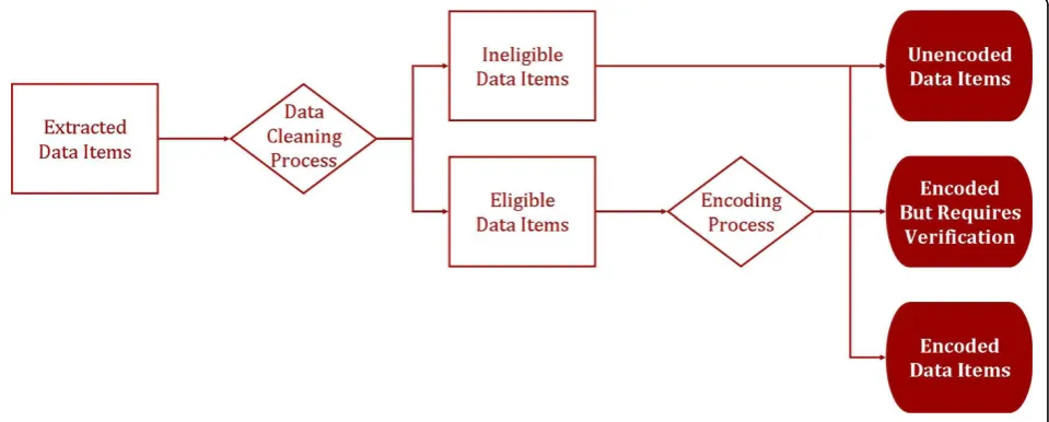 Figure 5 The types of encoding outputs from the data cleaning process