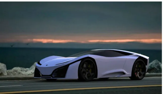 Figure 1. This Lamborghini hybrid concept car, called Madura, was designed by Slavche nich, Germany.Tanevsky, a student of the Department of Science Applications at the University of Mu- 