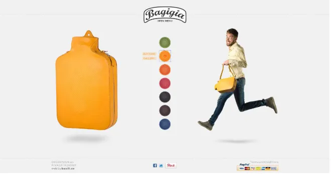 Figure 3. Bagigia brand launched fashion handbag products in the conceptual design of hot water bottle