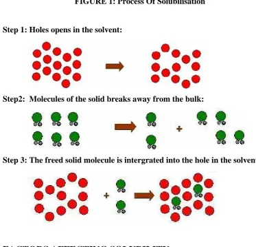 FIGURE 1: Process Of Solubilisation 