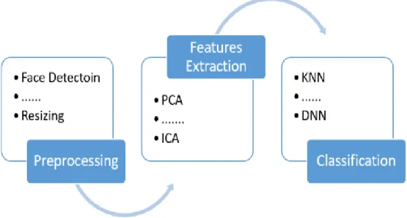 Figure 1.4. Face Recognition System Process. 