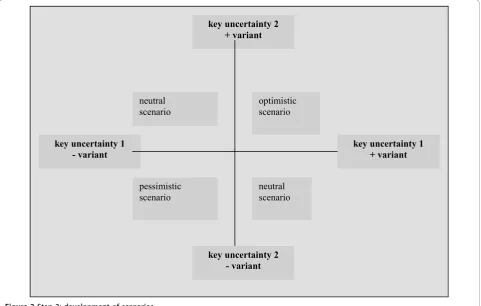 Figure 2 Step 3: development of scenarios.