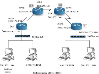 Figure 5: IPv6 only network diagram and addressing scheme 