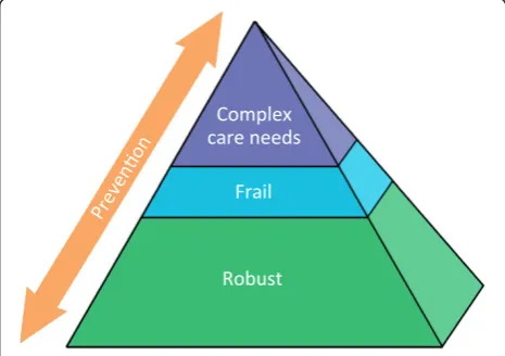 Figure 1 The Embrace Triangle, a population managementmodel for service delivery based on the KP Triangle.