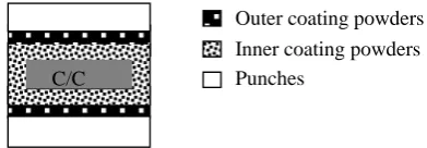 Figure 1. Schematic diagram of SPS for SiC/SiC coated C/C composites. 
