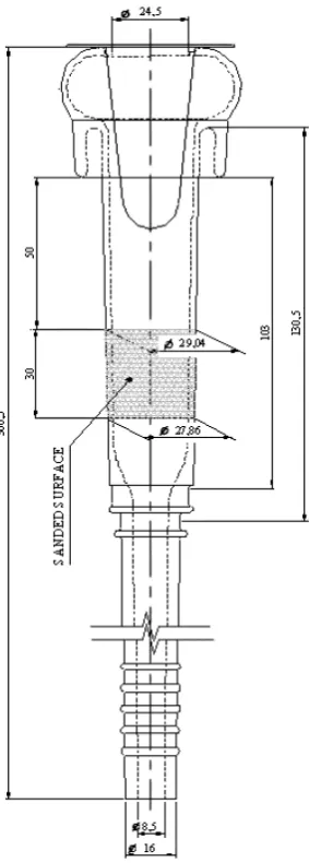 Fig. 2. Adjusted teat-cup liner from silicone mixture