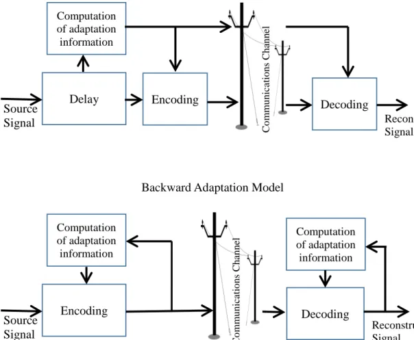 Figure 7. Two models of compression adaptation. 