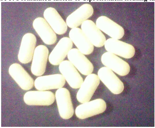 Table 7: Composition of Ciprofloxacin floating tablets 