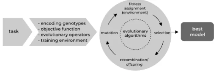 Fig. 1. Evolutionary algorithm cycle. Adapted from geneticprogramming.com.