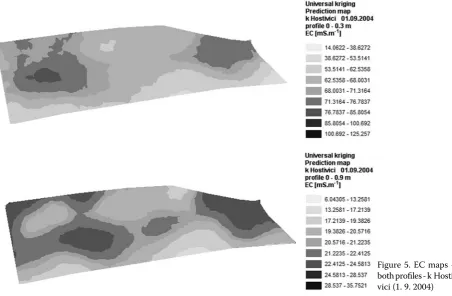 Figure 4. EC maps –  b o th  p ro f i l e s 